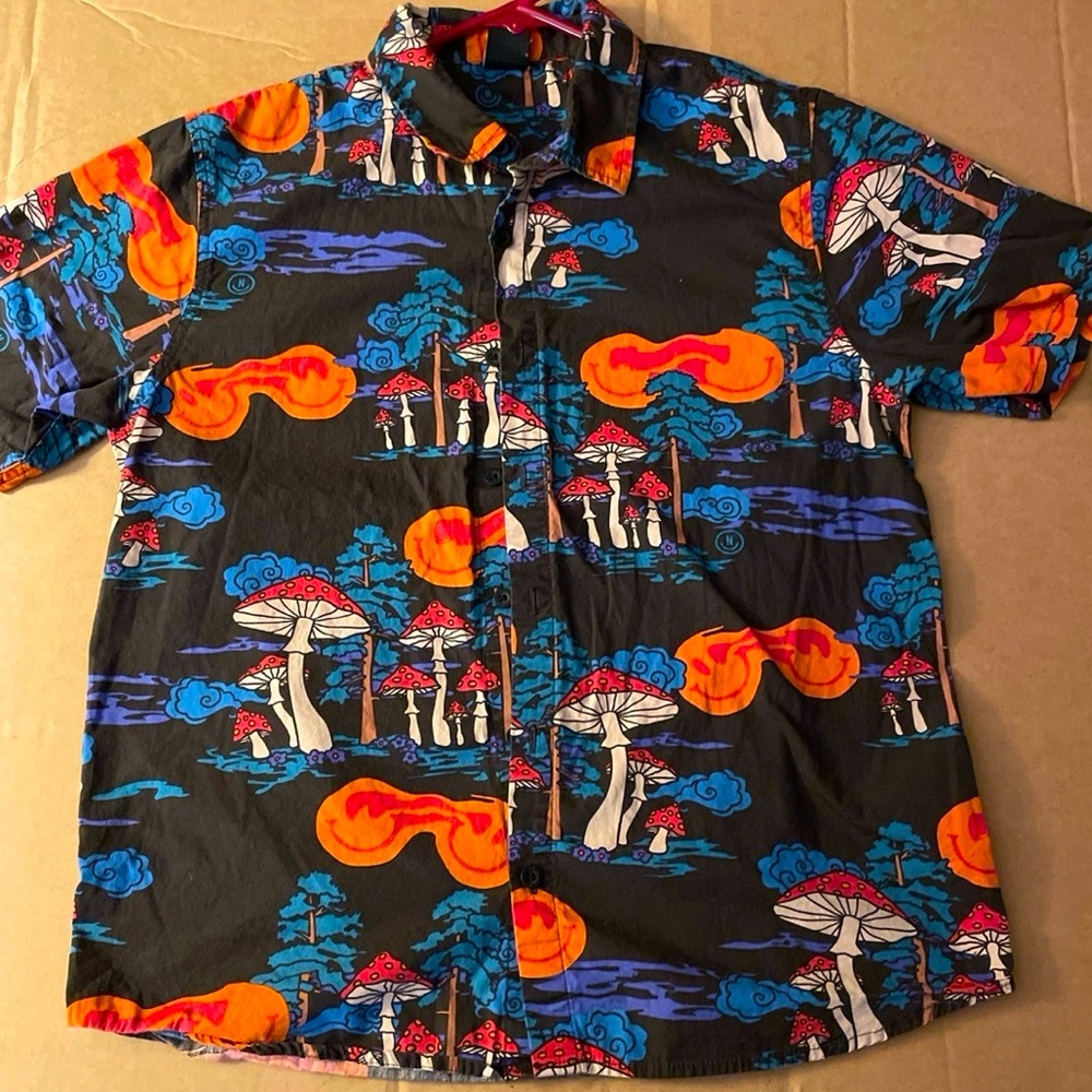 Mushroom collar short sleeve